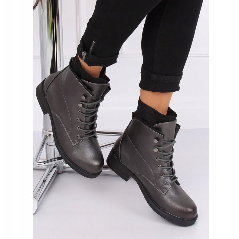 Graphite 100-901B0-1 Botas de peltre para mujer negro 2