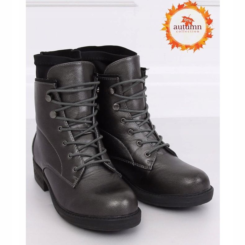 Graphite 100-901B0-1 Botas de peltre para mujer negro 1