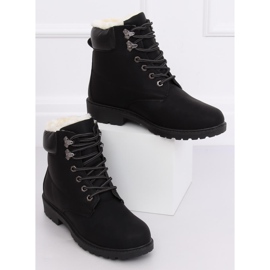 Botas negras de madera con aislamiento para mujer 1121-PA Black negro 3