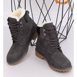 Botas de madera con aislamiento gris para mujer 1121-PA Grey 1 Botas de madera con aislamiento gris para mujer 1121-PA Grey 1