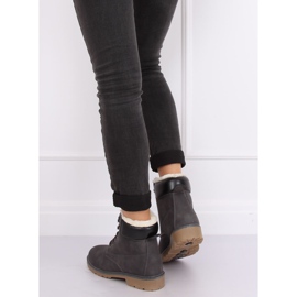 Botas de madera con aislamiento gris para mujer 1121-PA Grey 3