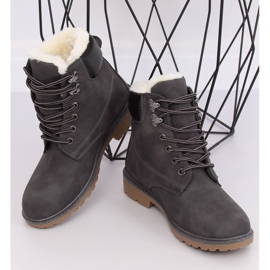 Botas de madera con aislamiento gris para mujer 1121-PA Grey 2 Botas de madera con aislamiento gris para mujer 1121-PA Grey 2
