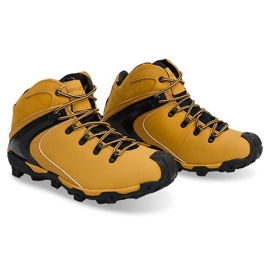 Zapatos de trekking con aislamiento marrón para hombre 9W4324 1