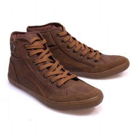 Zapatillas Altas 201 Camel marrón 4