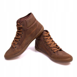 Zapatillas Altas 201 Camel marrón 5