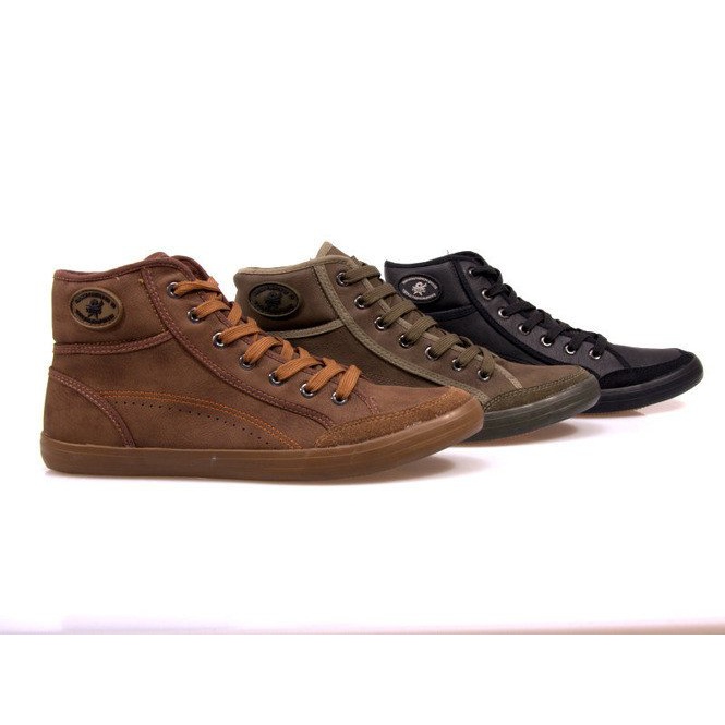 Zapatillas Altas 201 Camel marrón 1 Zapatillas Altas 201 Camel marrón 1