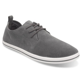Zapatillas Hombre Ligeras Con Ante Eco 1205 Gris 1