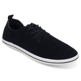 Zapatillas Ligeras De Hombre Con Ante Eco 1205 Negro 1