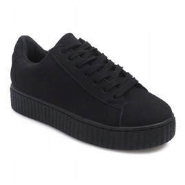 Botas Creepers Sobre Plataforma MB-1 Negra negro 2