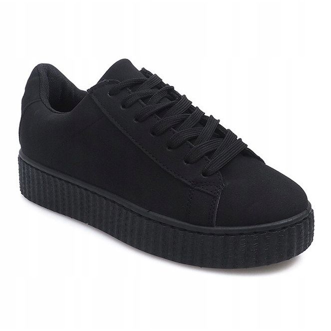 Botas Creepers Sobre Plataforma MB-1 Negra negro 2