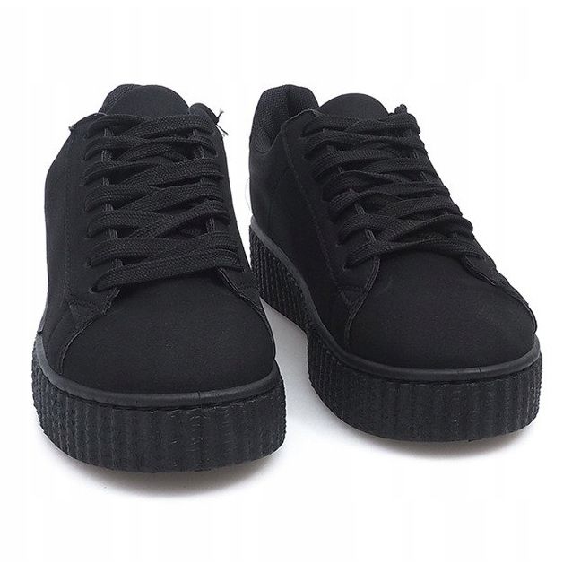 Botas Creepers Sobre Plataforma MB-1 Negra negro 1