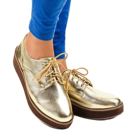 Zapatos dorados elegantes con cordones 2017-1 1 Zapatos dorados elegantes con cordones 2017-1 1