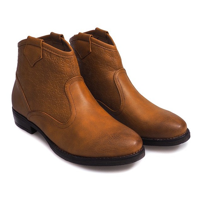 Zapatos bajos Botas de vaquero 248PA Camel marrón 1