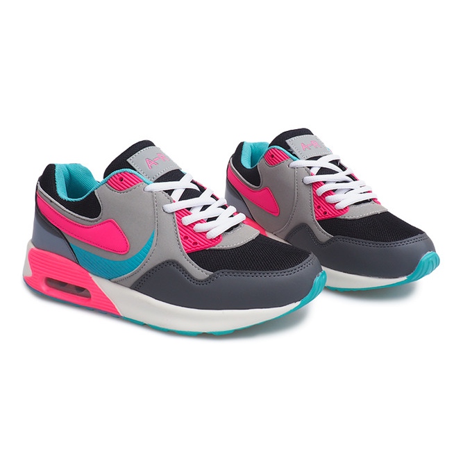 Zapatillas deportivas para correr B308A-4 Gris multicolor 1