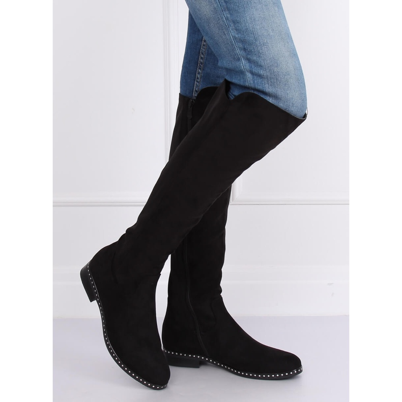 Botas negras para mujer botas negras H305 Black negro 2