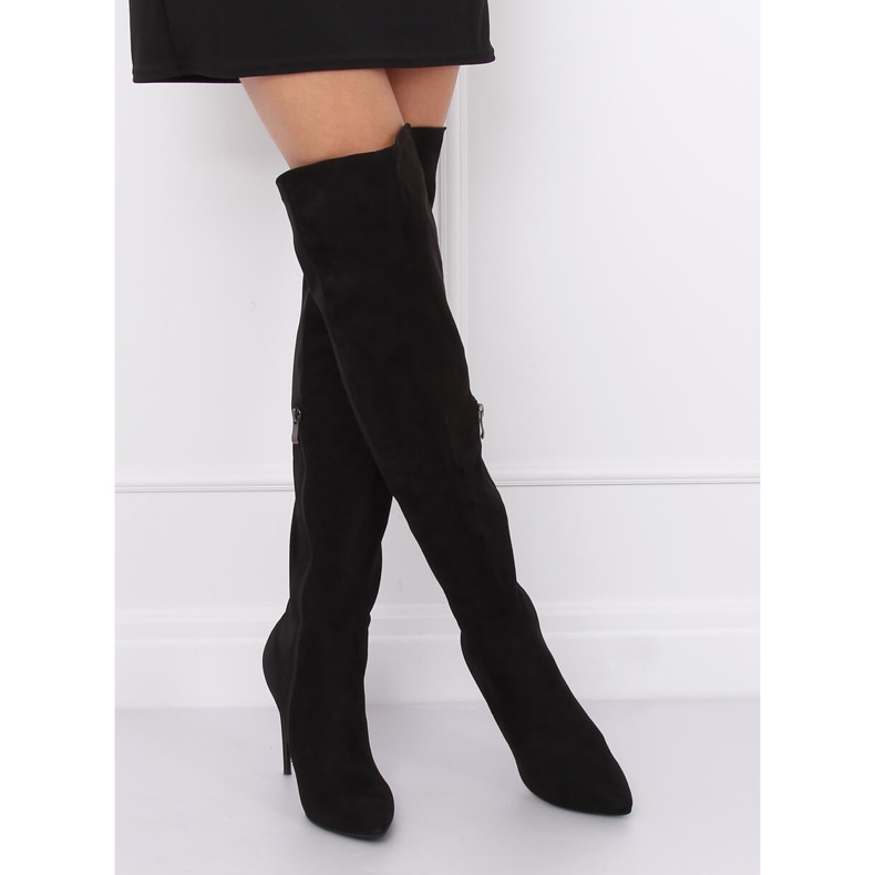 Botas negras con pin 0H010 Negro 2 Botas negras con pin 0H010 Negro 2