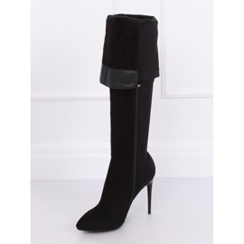 Botas negras con pin 0H010 Negro 4