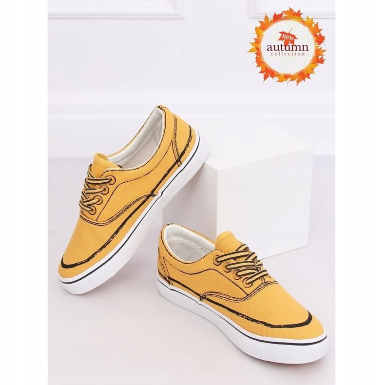 Zapatillas de mujer amarillas BS103 Yellow amarillo 1