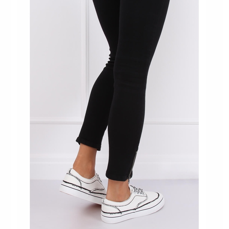 Zapatillas de mujer blancas BS103 White blanco 2