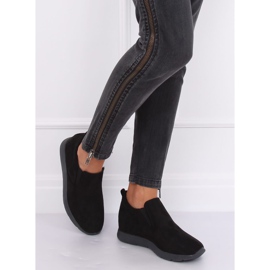 Zapatos negros en una cuña oculta negro ZY-7K67 Negro 4