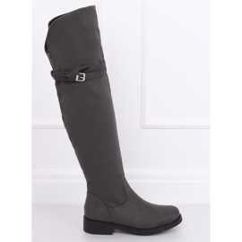 Botas mosqueteras gris SU-2850 Grey 2 Botas mosqueteras gris SU-2850 Grey 2
