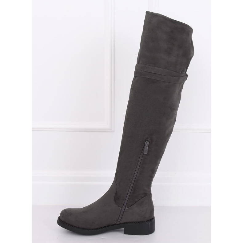 Botas mosqueteras gris SU-2850 Grey 1 Botas mosqueteras gris SU-2850 Grey 1