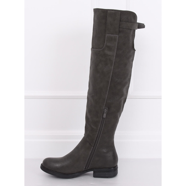 Botas mosquetero gris F2075 Gris 1