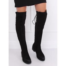 Black F2020 Botas de montar negras con parte superior flexible negro 5
