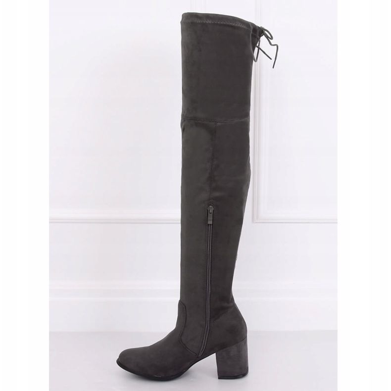 Botas por encima de la rodilla gris otoño C-7172 gris 1 Botas por encima de la rodilla gris otoño C-7172 gris 1