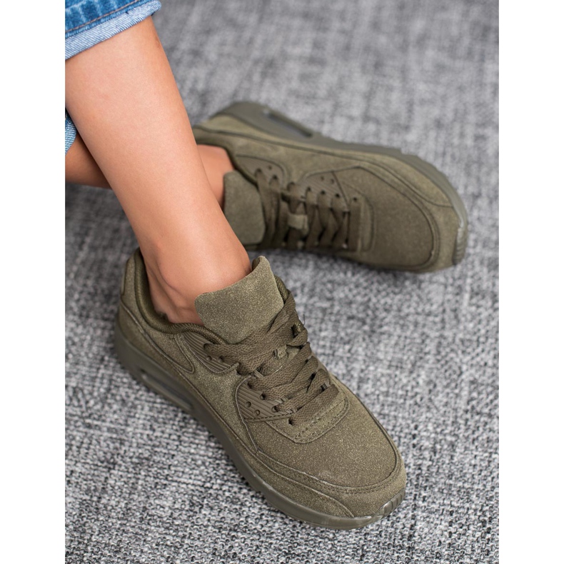 SHELOVET Calzado deportivo verde oscuro 1