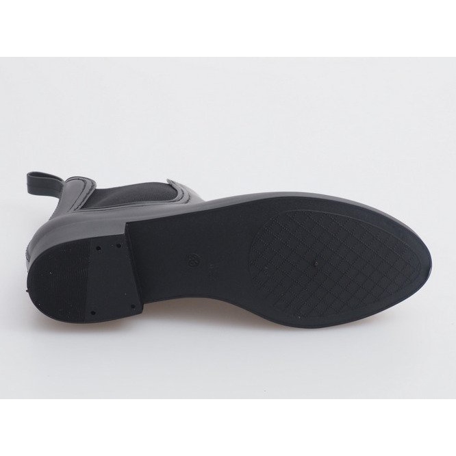 Botas de lluvia cortas con goma 608 Negro 2 Botas de lluvia cortas con goma 608 Negro 2