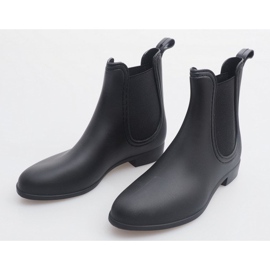Botas de lluvia cortas con goma 608 Negro 3