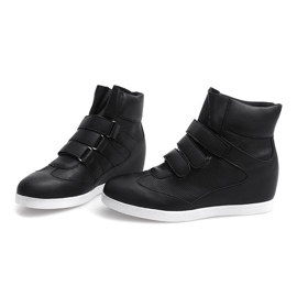 Zapatillas de cuña de moda JT3 Black negro 3
