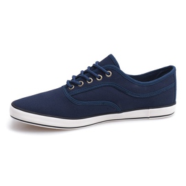 Zapatillas con cordones de las zapatillas B001 Marineblau azul marino 2