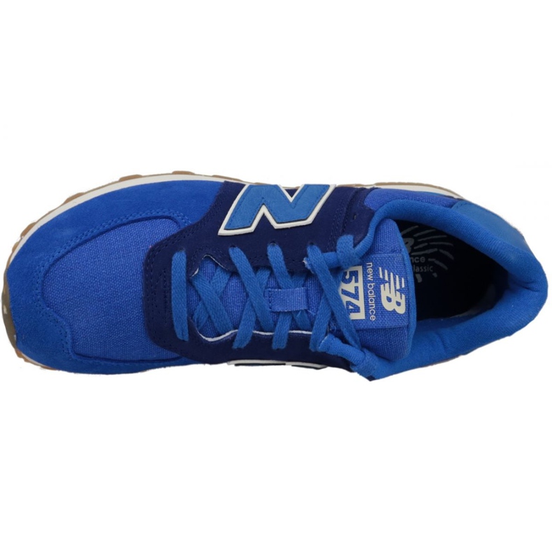Zapatillas New Balance W KL574ESG azul marino 2