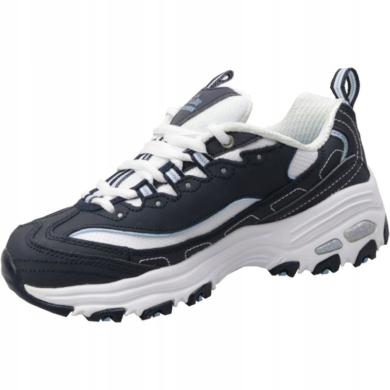 Zapatillas Skechers D'Lites Biggest Fan W 11930-NVW azul marino 1