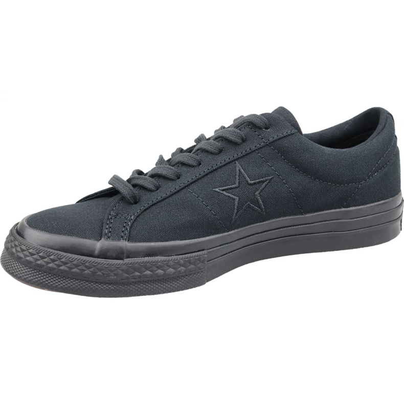 Zapatos Converse One Star Ox M 163380C negro 1 Zapatos Converse One Star Ox M 163380C negro 1