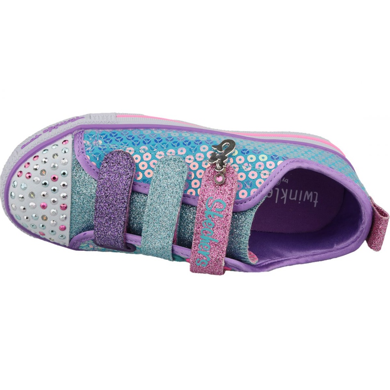 Skechers Twinkle Lite Jr 20062L-TQMT zapatos azules multicolor 2 Skechers Twinkle Lite Jr 20062L-TQMT zapatos azules multicolor 2