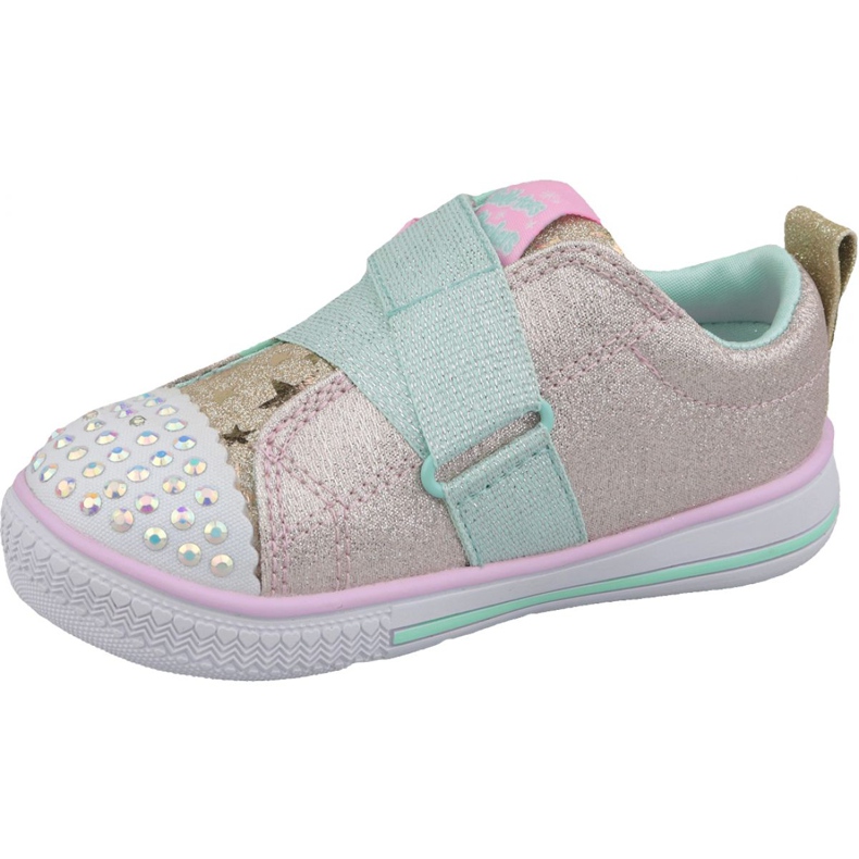 Zapato Skechers Twinkle Play Jr 20138N-GDMT multicolor amarillo 1