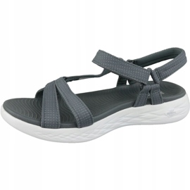 Sandalias Skechers On The Go 600 15316-CHAR gris 1 Sandalias Skechers On The Go 600 15316-CHAR gris 1