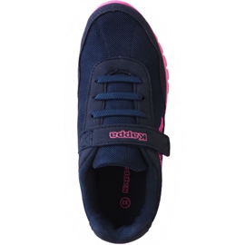 Zapatos Kappa Follow Bc Jr.260634K 6722 azul marino rosa 1