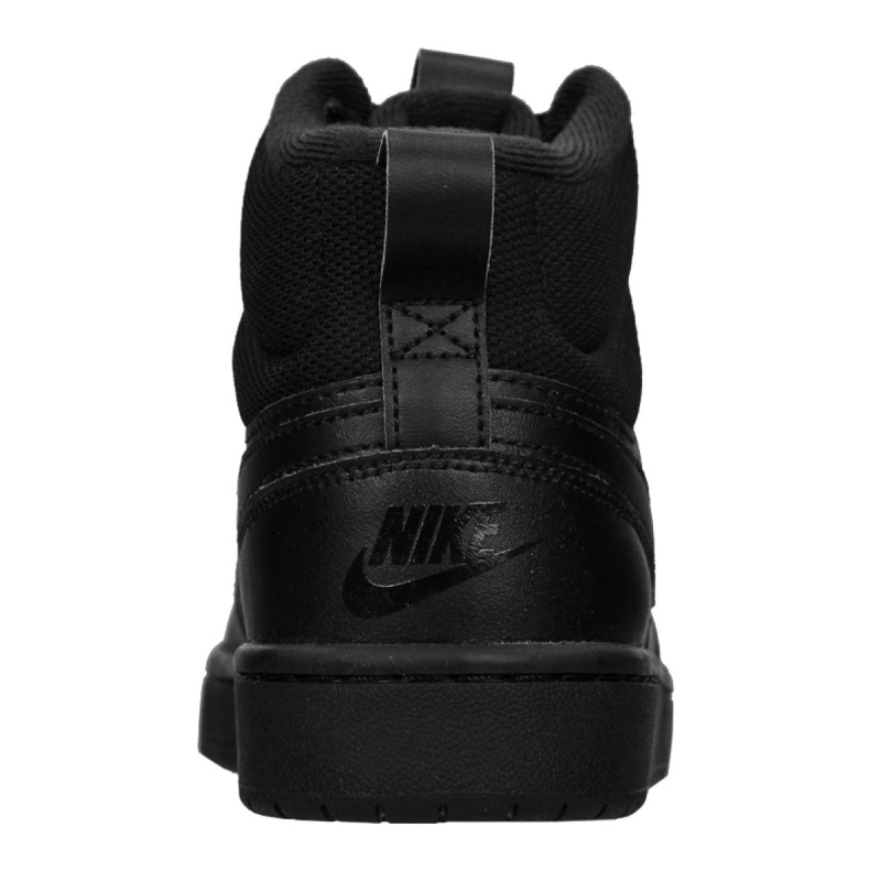 Bota Nike Court Borough Mid 2 (GS) Jr BQ5440-001 negro 1