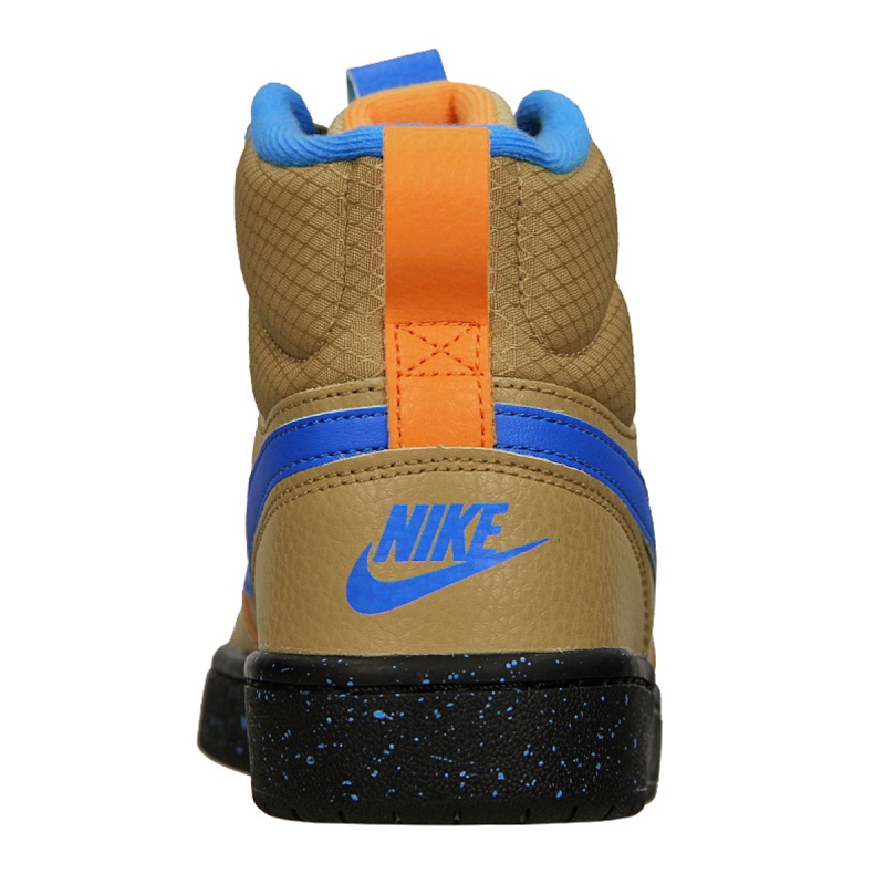 Nike Court Borough Mid Bota 2 (GS) Jr BQ5440-701 amarillo 2