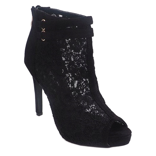 Sandalias De Tacón Alto 8709 Negro 1 Sandalias De Tacón Alto 8709 Negro 1