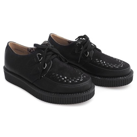 Botas Creepers Con Plataforma 061ss Negro 1 Botas Creepers Con Plataforma 061ss Negro 1