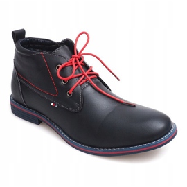 Botas altas y cálidas atadas 86105 Azul Marino 3