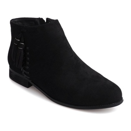 Botines Ante Boho 99-8 Negro 2