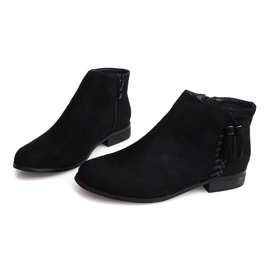 Botines Ante Boho 99-8 Negro 1