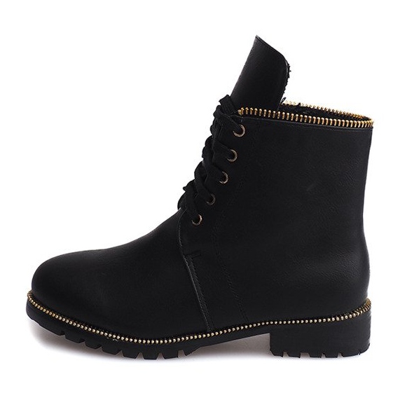 Botas Trappers Con Piel X685 Negra negro 2
