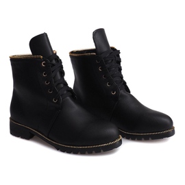 Botas Trappers Con Piel X685 Negra negro 3